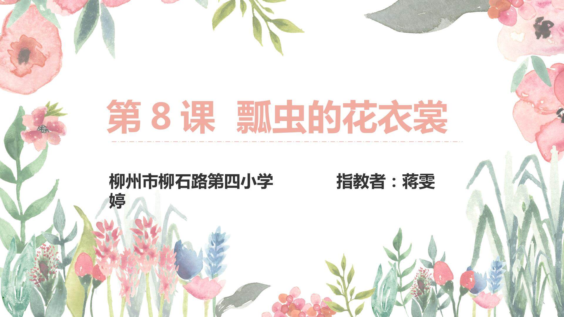 瓢虫的花衣裳