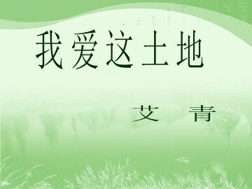 我爱这土地_课件1