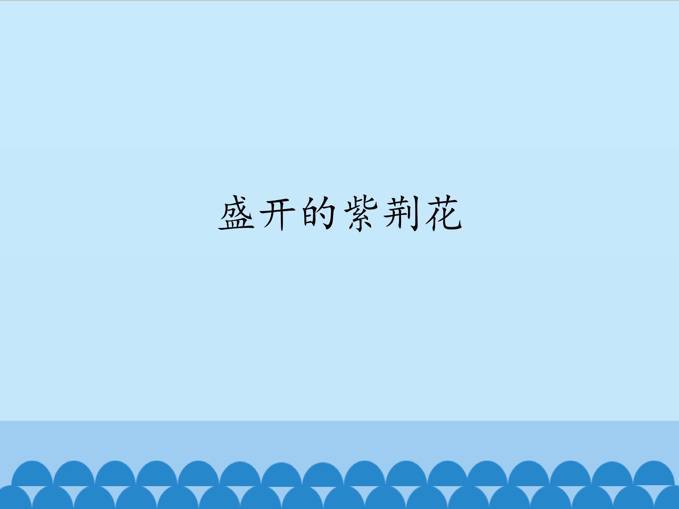 盛开的紫荆花_课件1