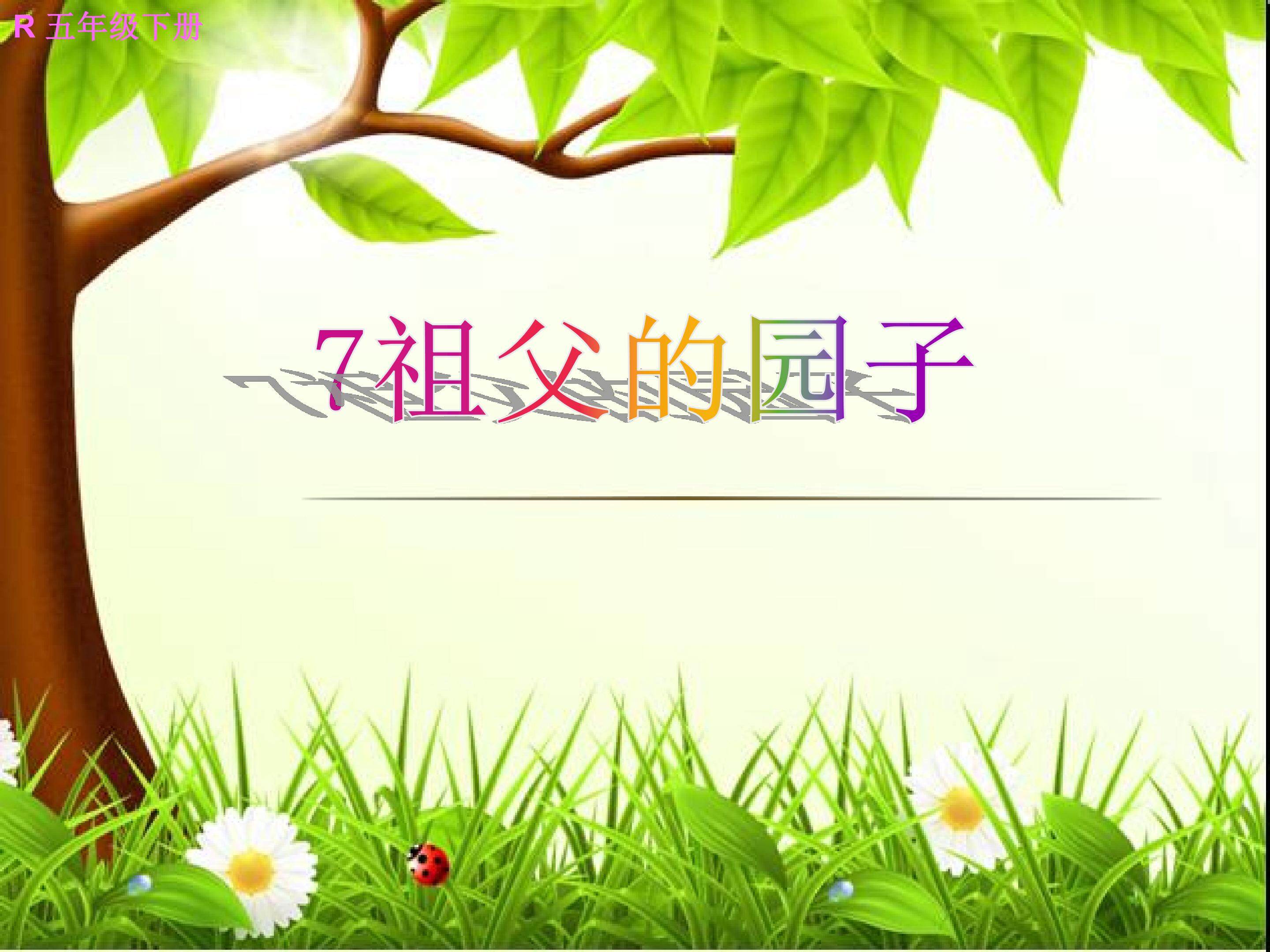 7《祖父的园子》