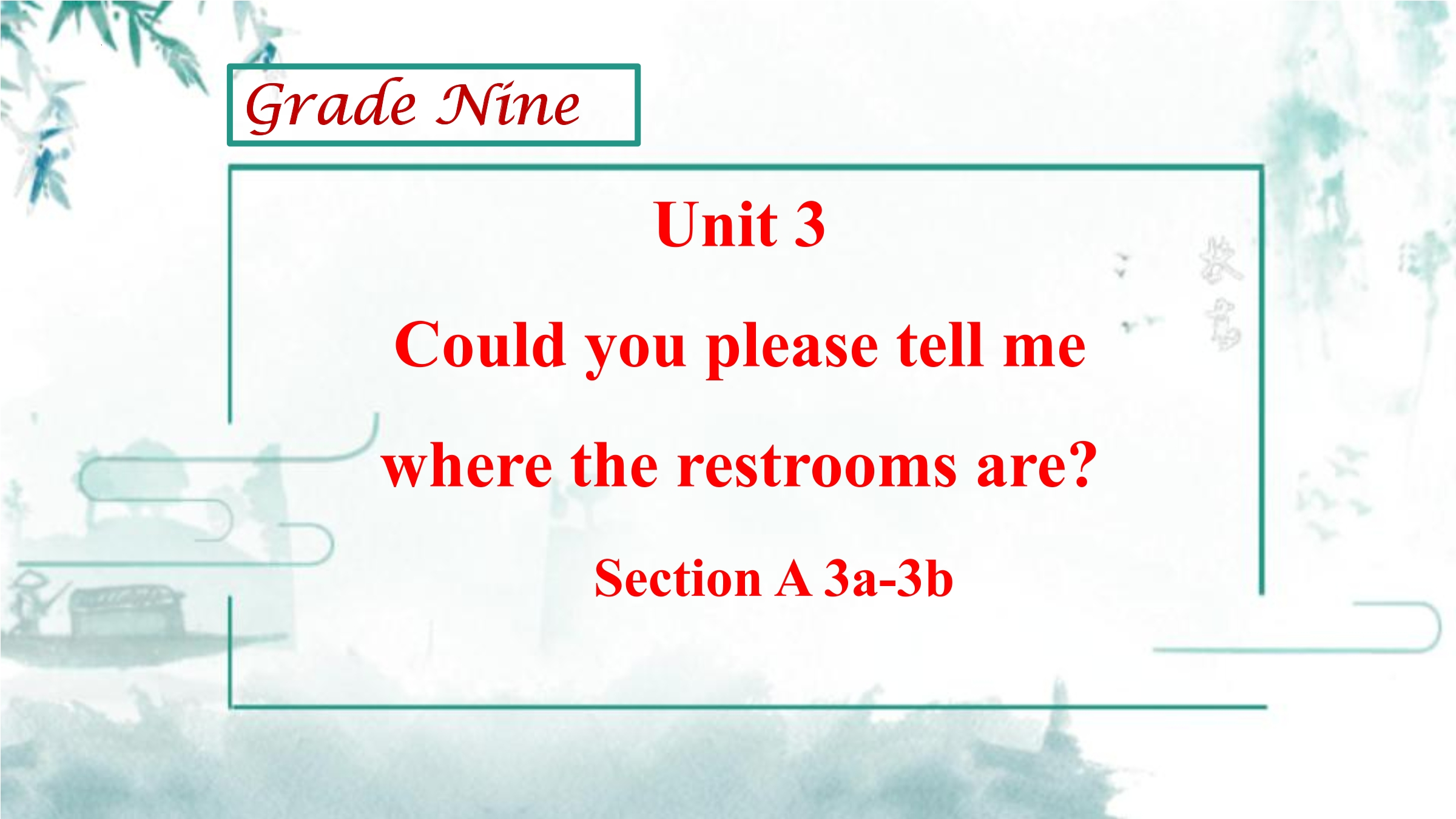 9年级英语人教版课件Unit 3 Section A 03