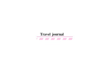 Travel journal_课件6