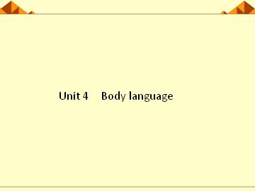 Body language_课件1