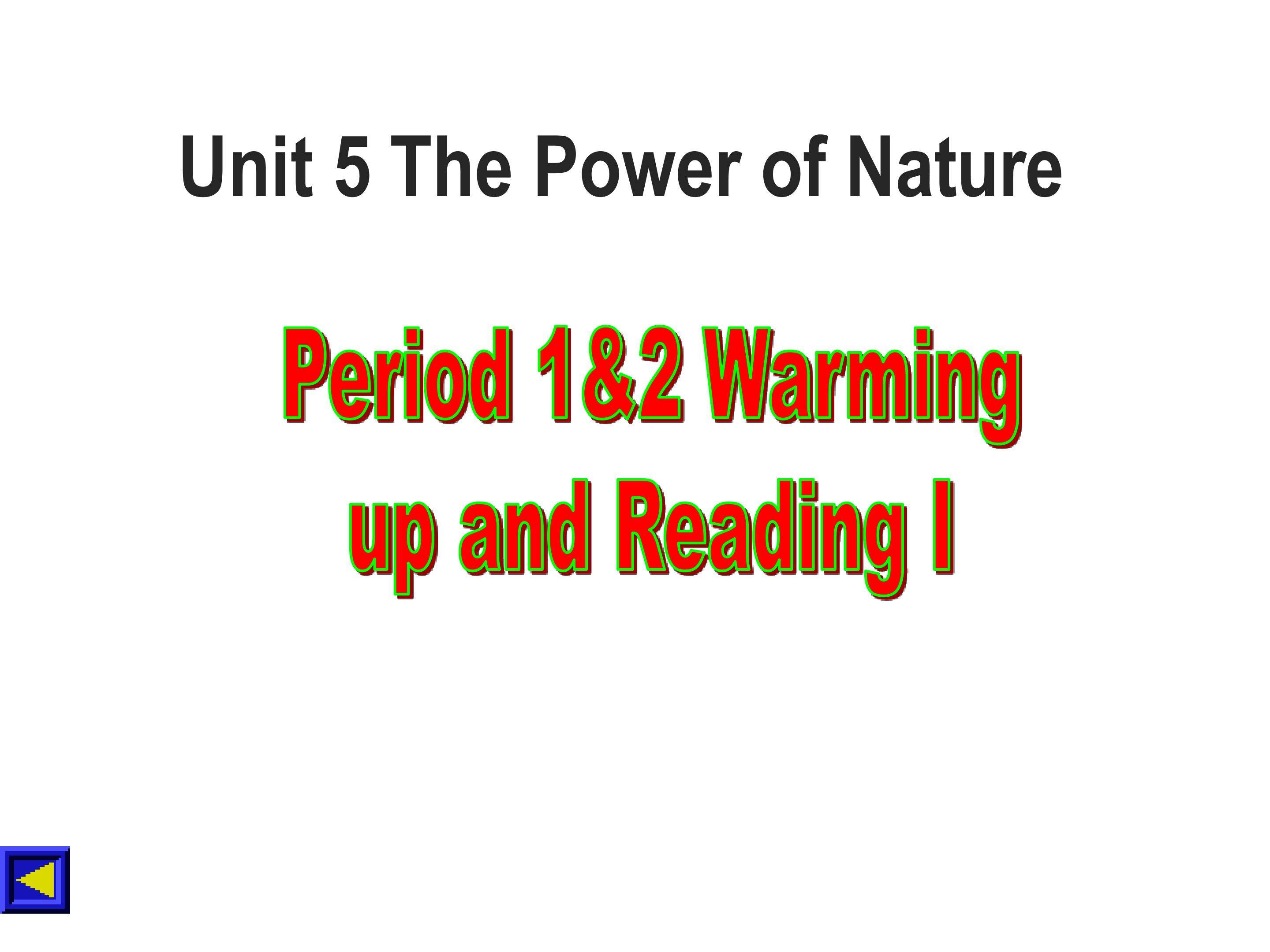 The power of naure