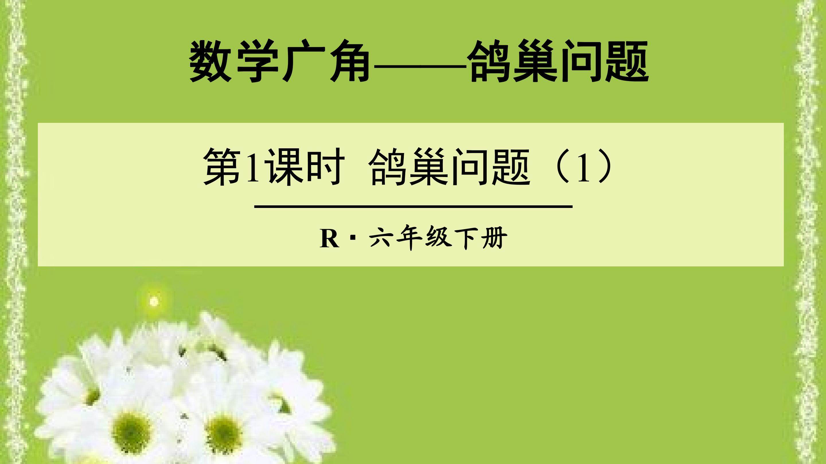 《鸽巢问题》