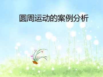圆周运动的案例分析_课件2