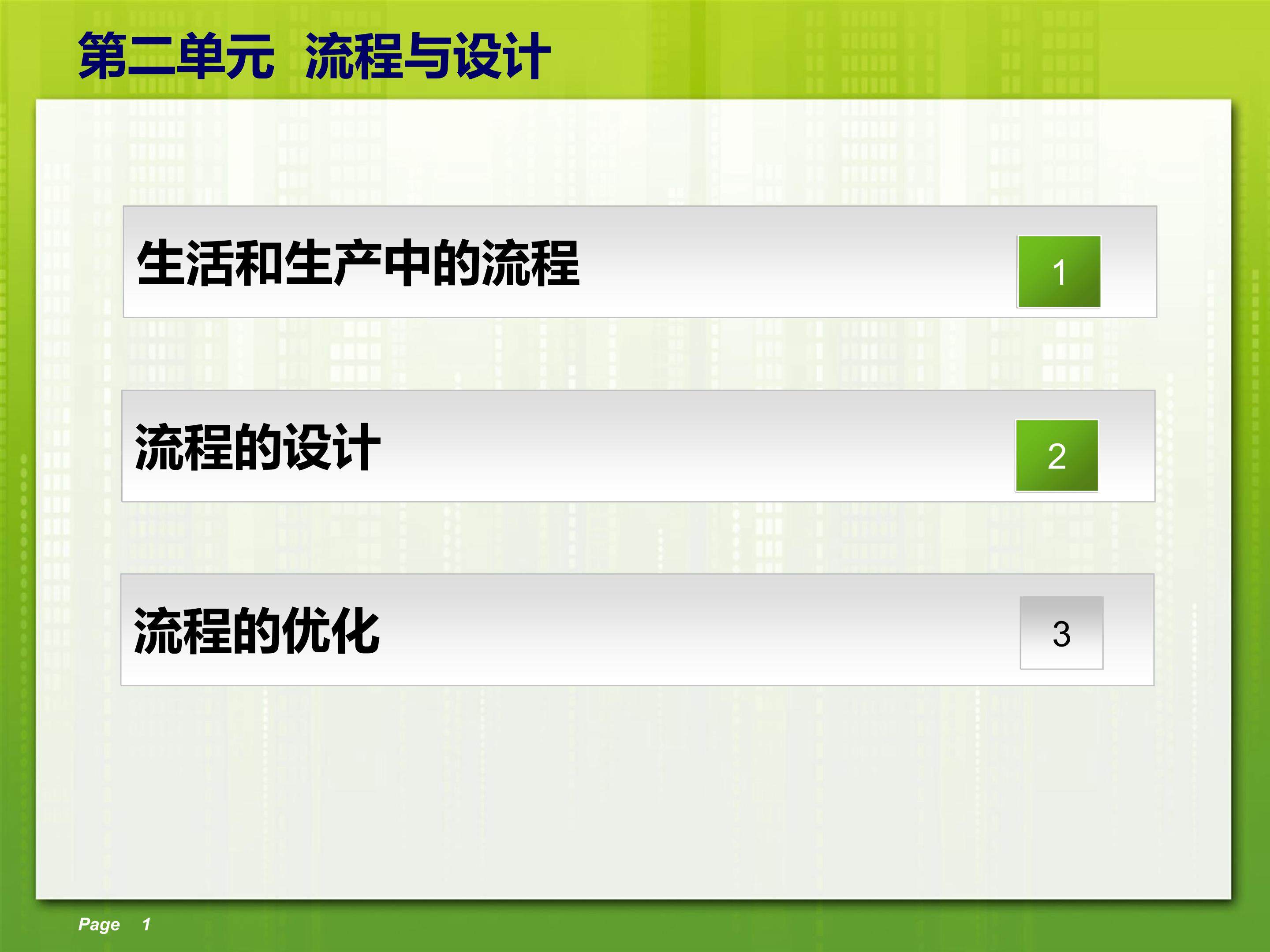 流程的优化