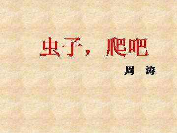 虫子，爬吧_课件1