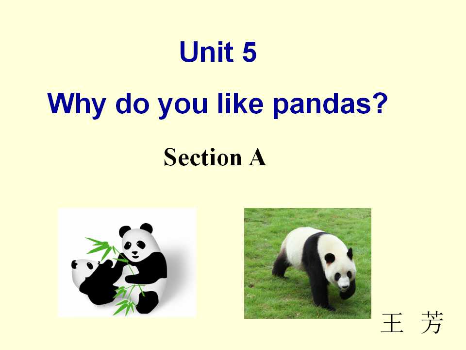 why do you like pandas?  sectionA(1a-1c)