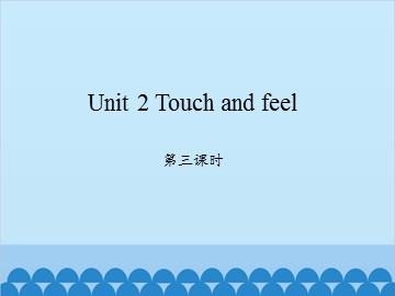 Unit 2 Touch and feel 第三课时_课件1