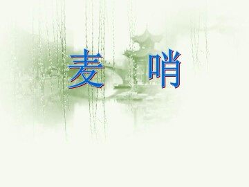 麦哨_课件2