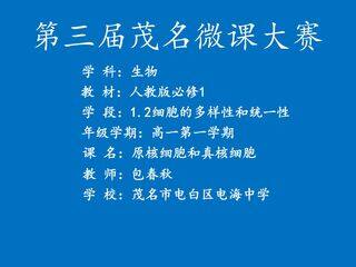 原核细胞和真核细胞