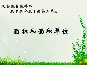 面积和面积单位