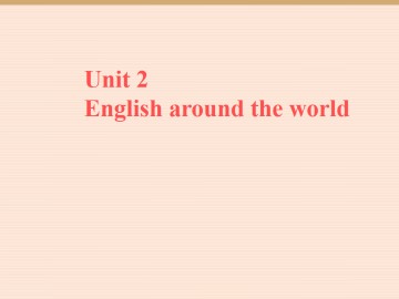 English around the world_课件4