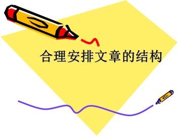 合理安排文章的结构_课件1