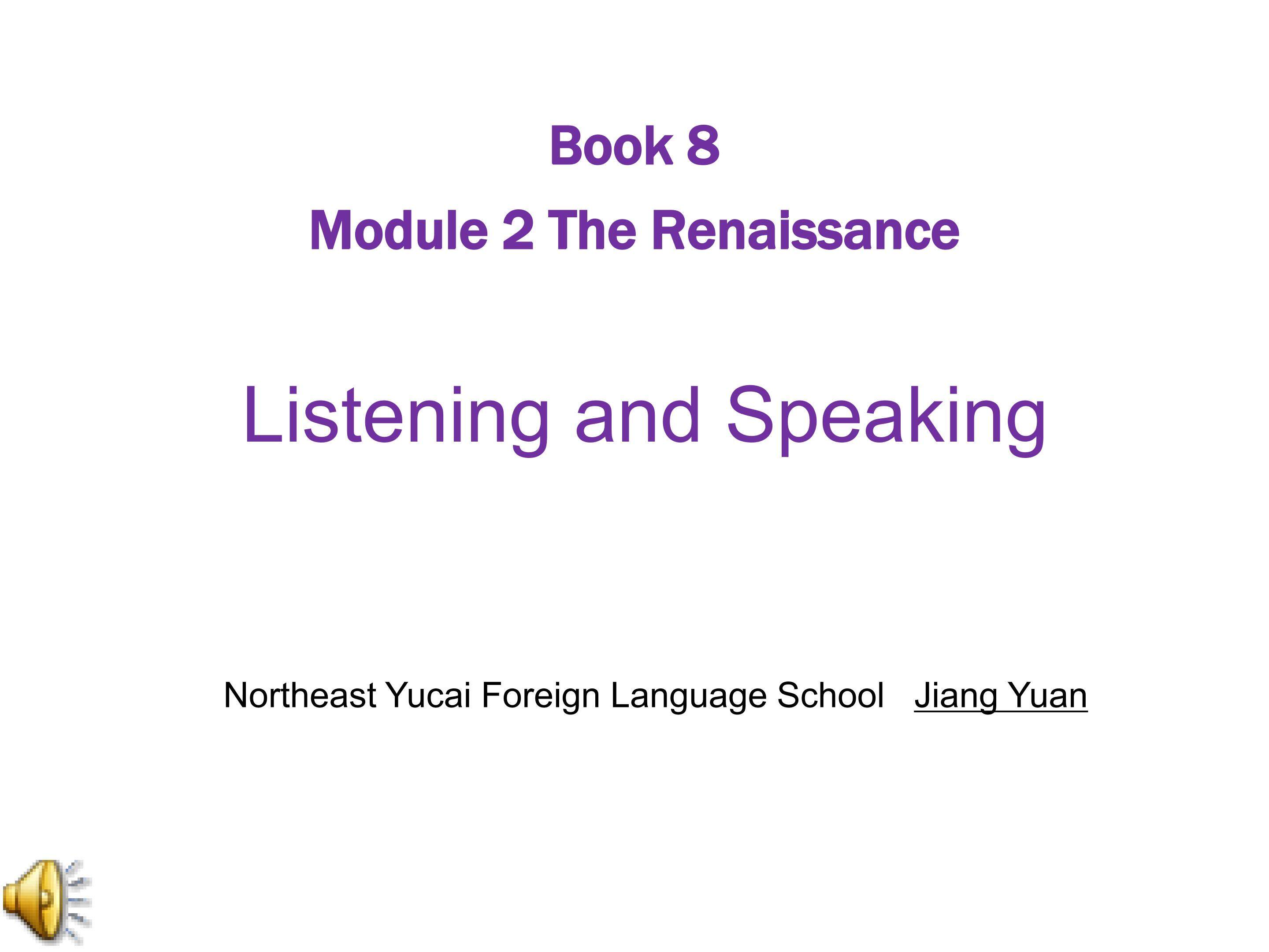 Listening and vocabulary