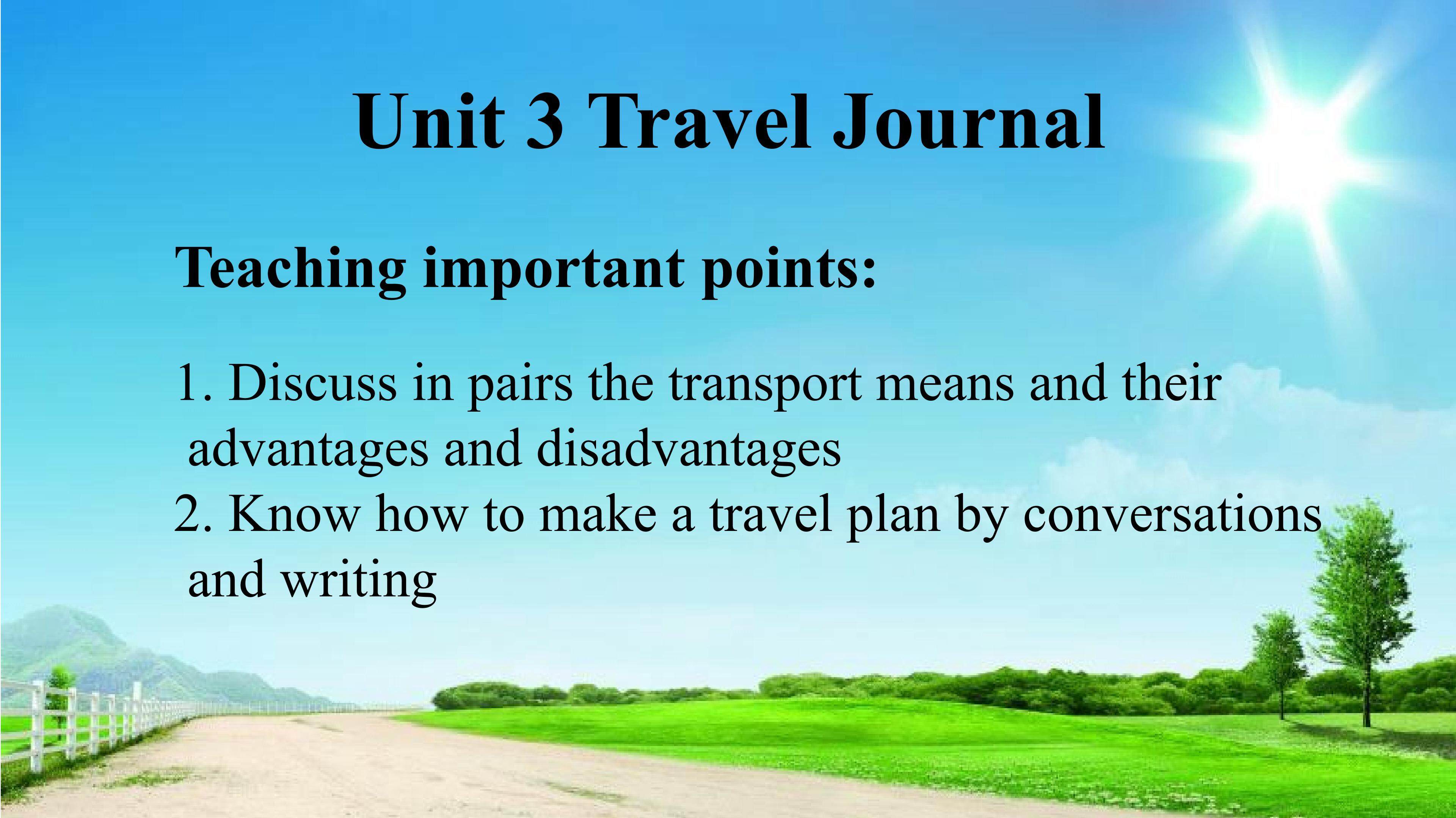 travel journal