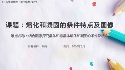 熔化和凝固的条件特点及图像