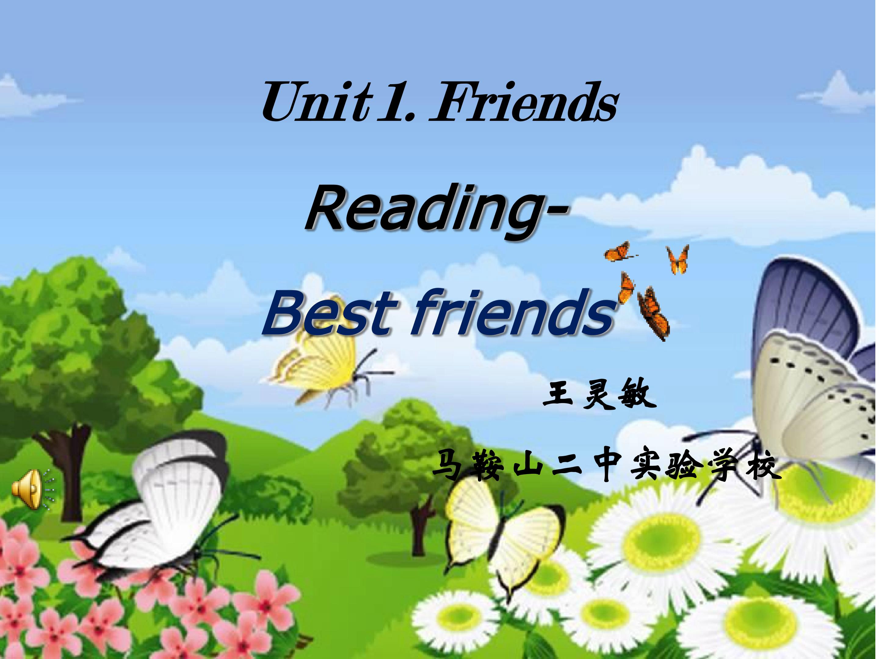 8A Unit 1 Reading Friends
