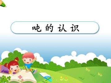 吨的认识