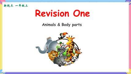 【课件】一年级上册英语人教版新起点Revision 1 01