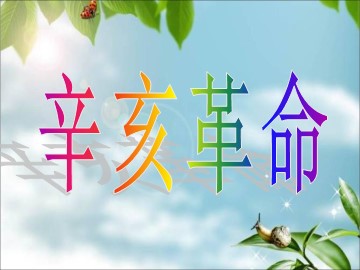 第13课  辛亥革命