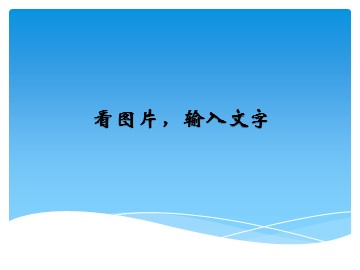 看图片，输入文字_课件1