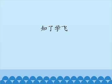 知了学飞_课件1
