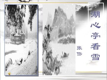 29 * 湖心亭看雪