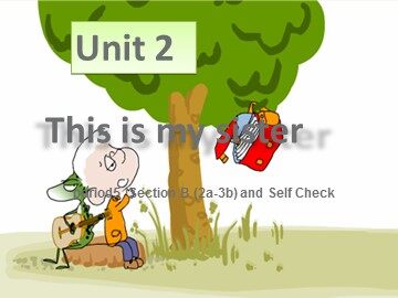 unit2 sectionB and self check