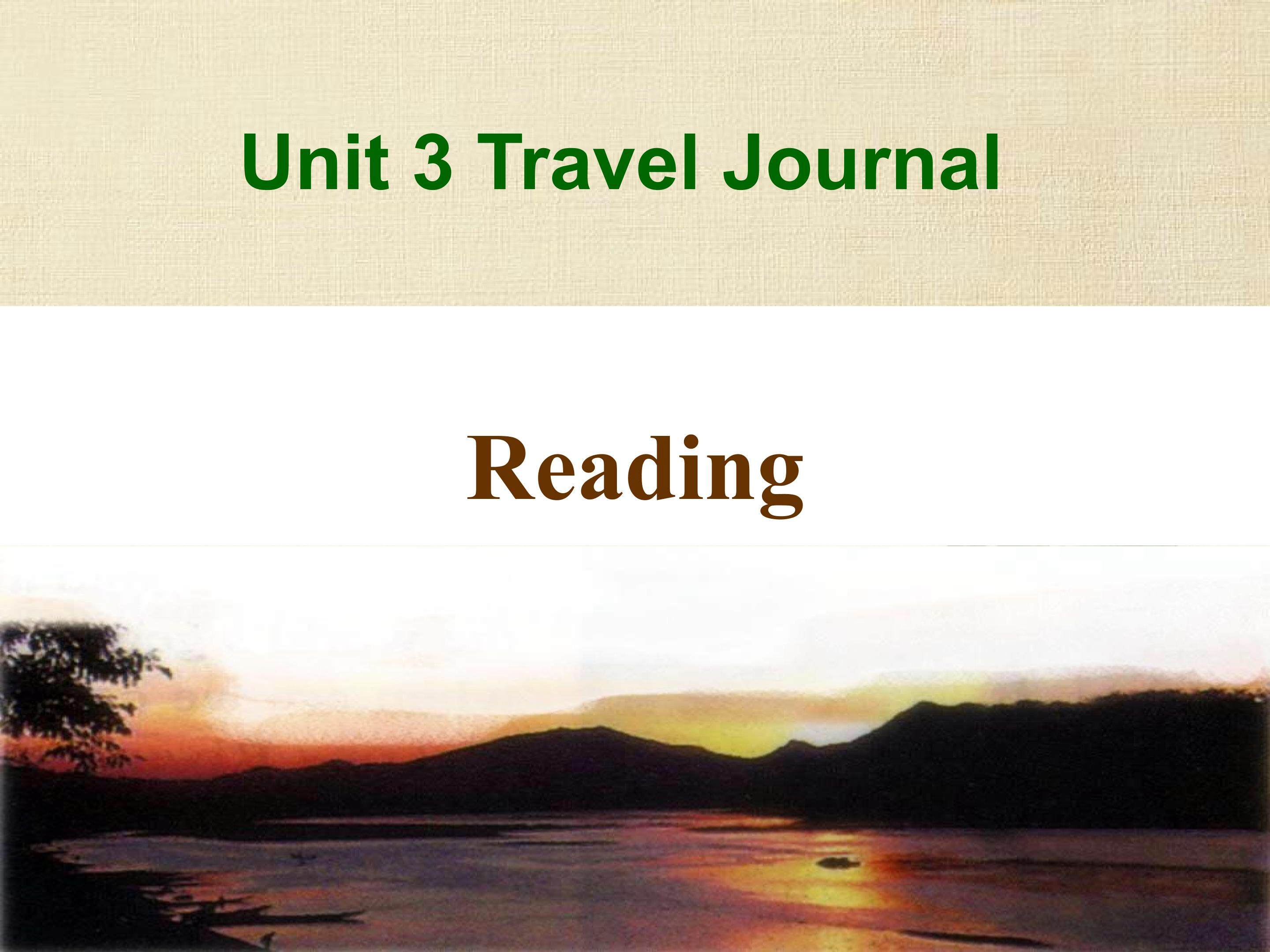 travel journal