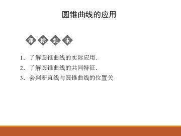 圆锥曲线的应用_课件1