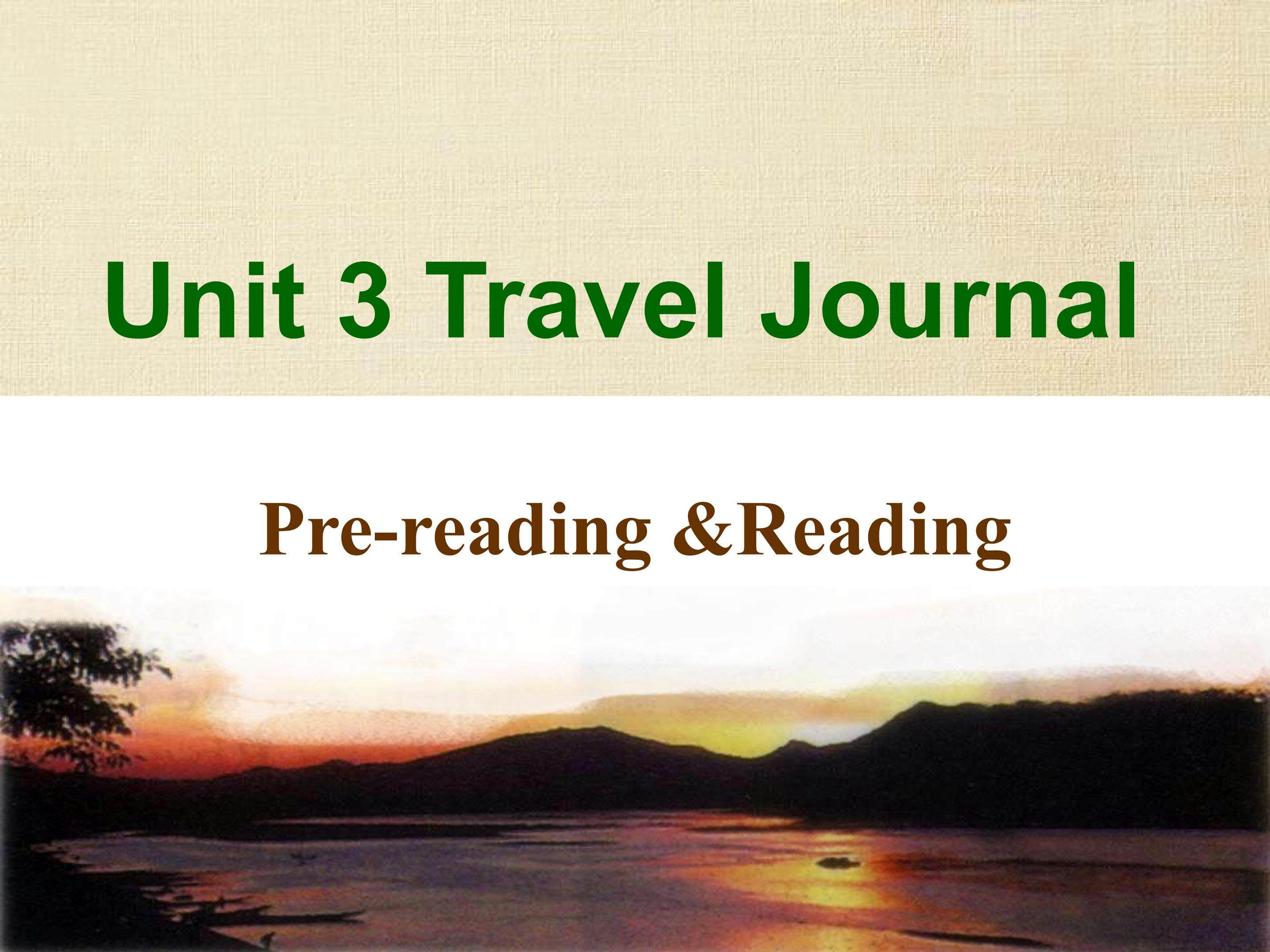 Travel Journal
