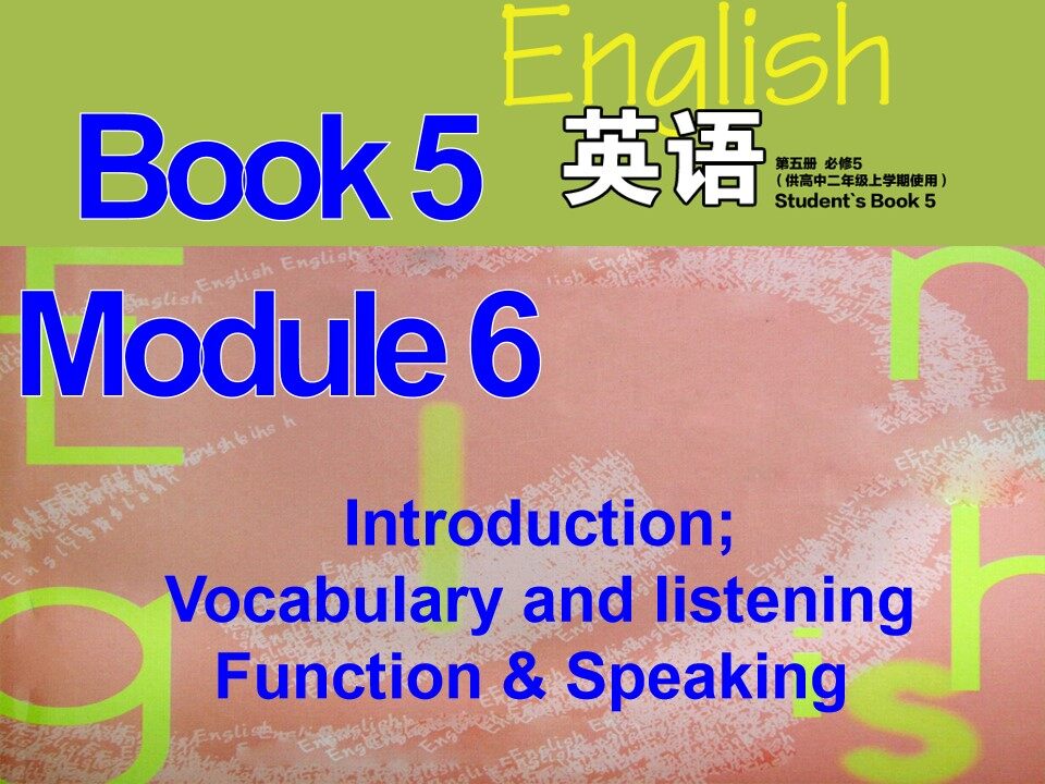 Listening and vocabulary