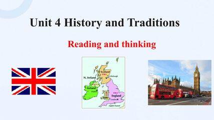 人教版(2019)Unit 4 第1课时 History and traditions Reading and Thinking