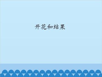 开花和结果_课件1