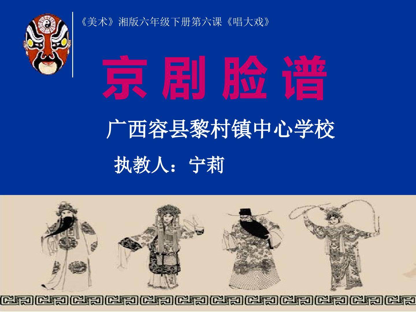 京剧脸谱