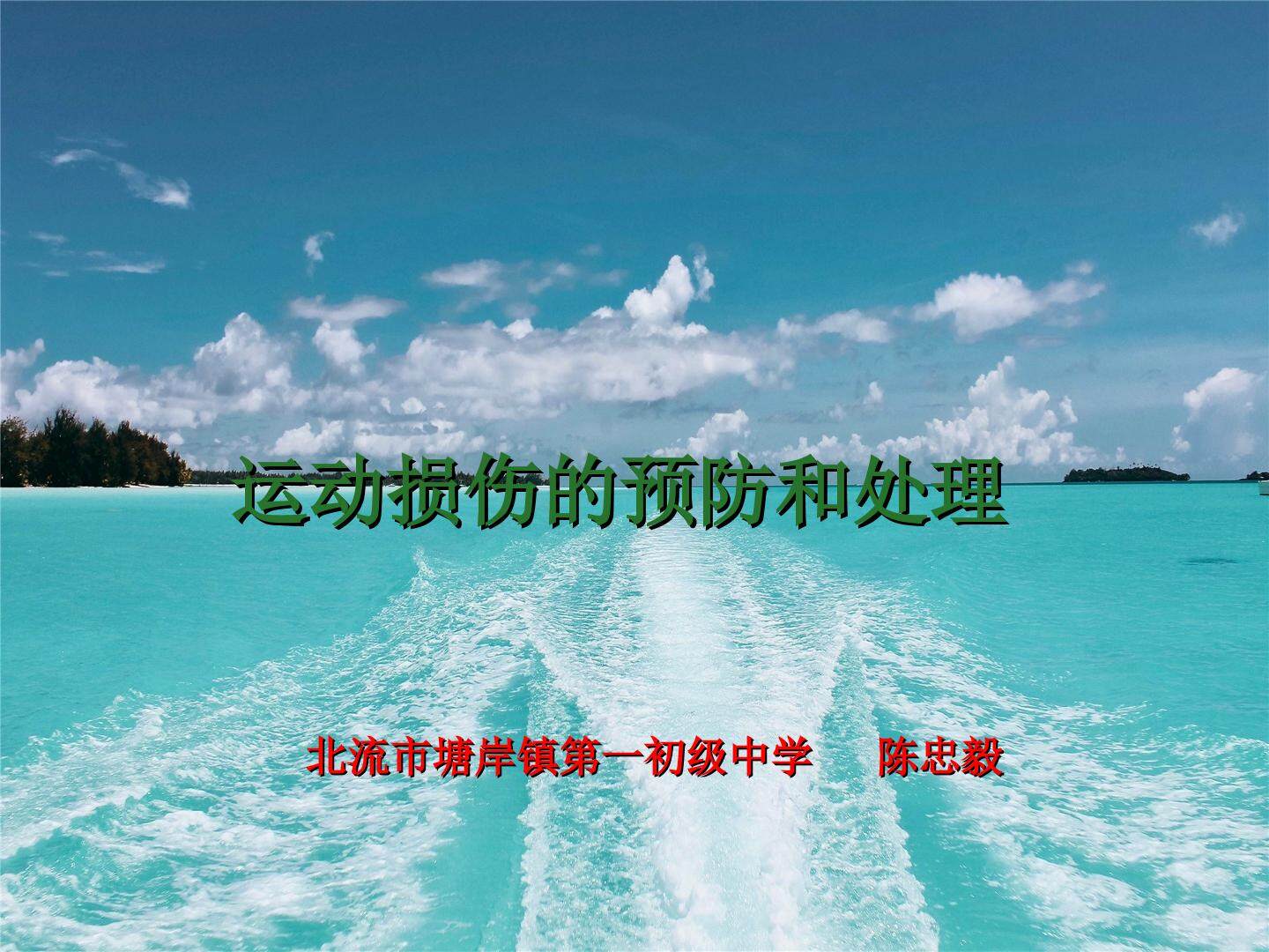 运动损伤的预防和处理