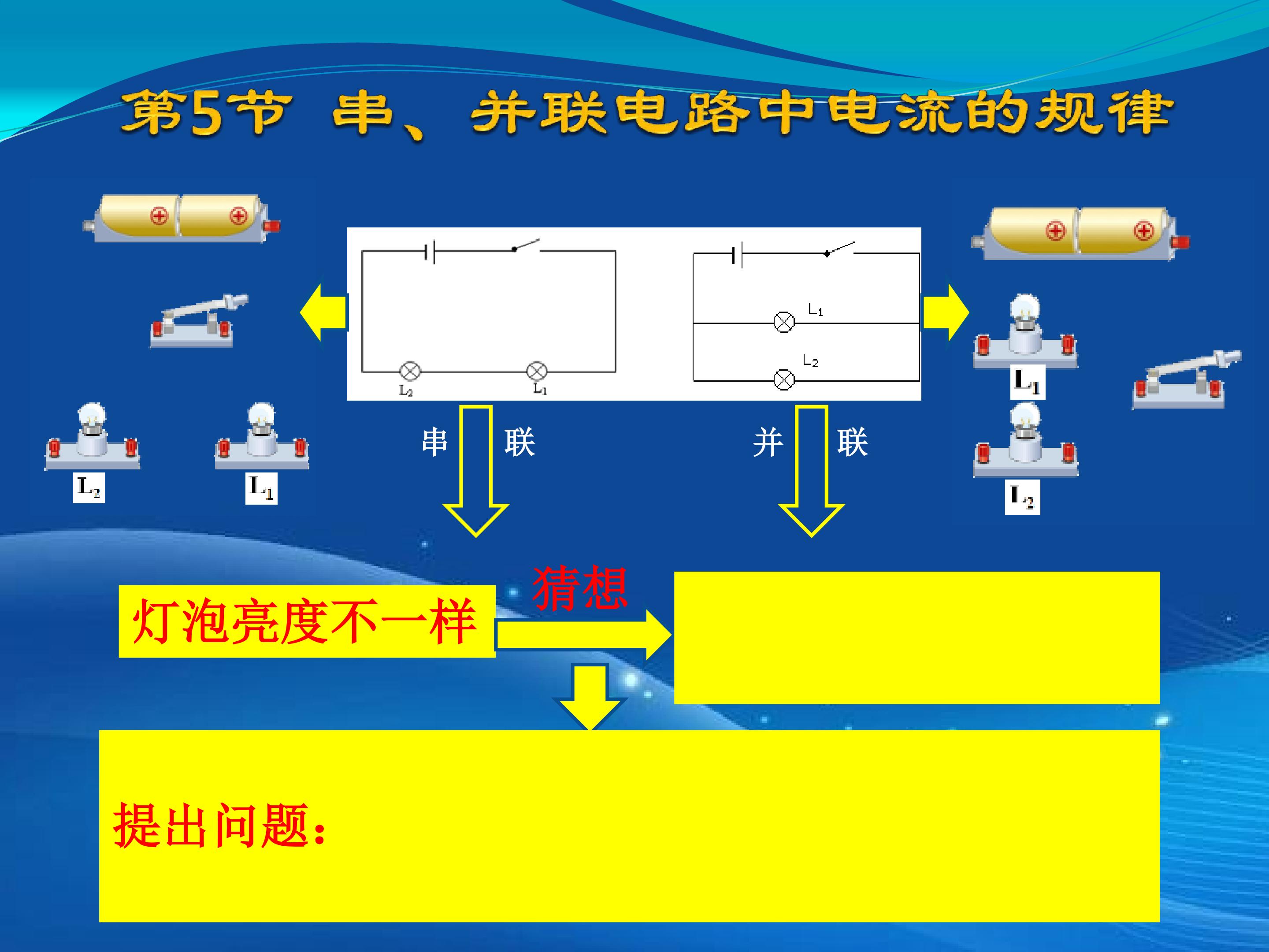 串、并联电路中电流的规律