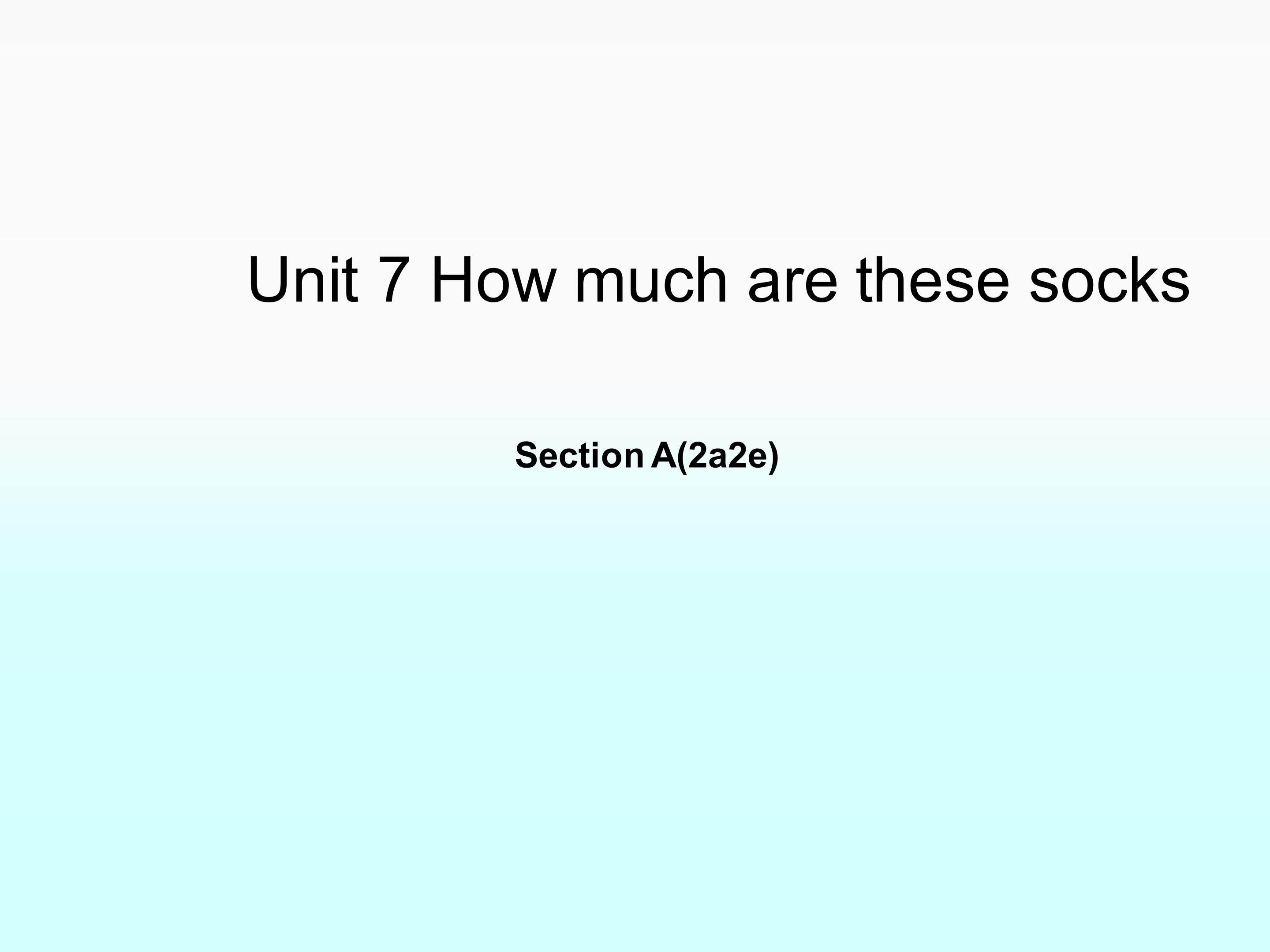 Section A_课件1