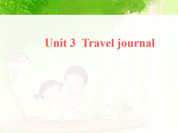 Travel journal_课件7