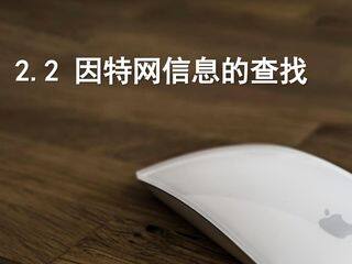 2.2 因特网信息的查找