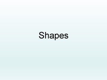 Shapes_课件1