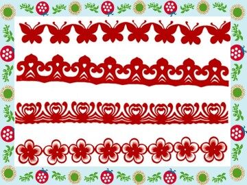 《漂亮的花边》教学课件1