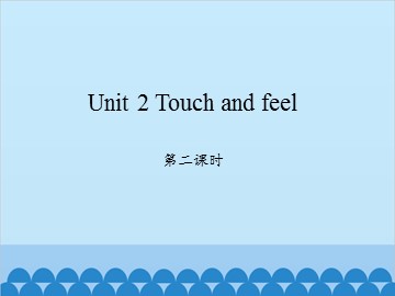 Unit 2 Touch and feel 第二课时_课件1