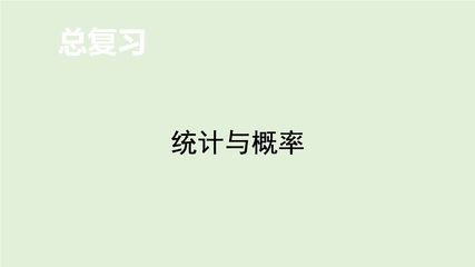 2年级数学北师大版下册课件《总复习——统计与概率》(共12张PPT)