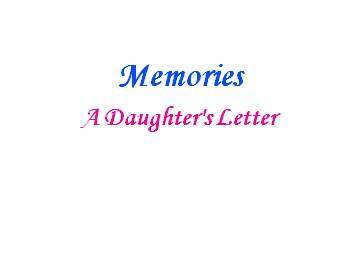 A Daughter's Letter_课件1