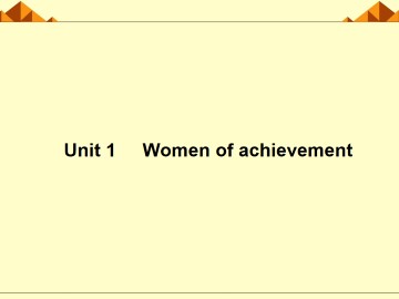 Women of achievement_课件4