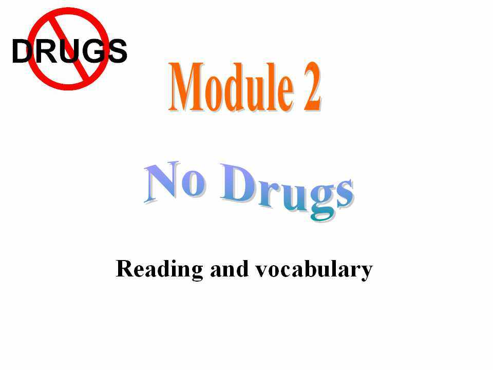Reading and vocabulary