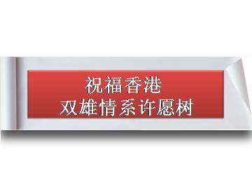 祝福香港 　双雄情系许愿树_课件1